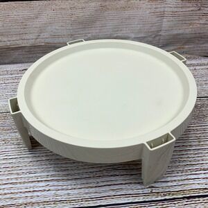 Tupperware Divide-a-Rack Single‎ Piece 1866-2 Beige Stacking Replacement 10 Inch
